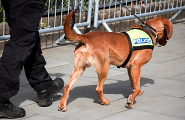 Police Sniffer Dog - Drug Possession